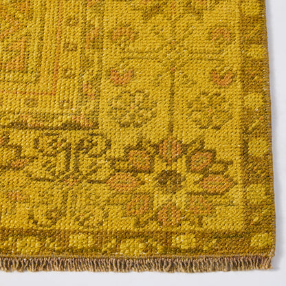 Vintage Yellow Sylvie Rug, 3'10 x 6'11