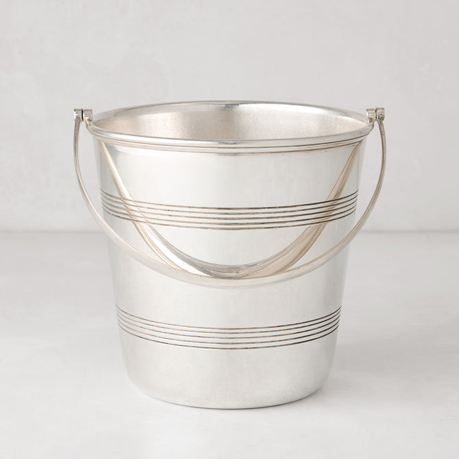 Vintage Silverplate Jack Ice Bucket