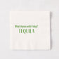 "What Rhymes with Friday? Tequila" Cocktail Napkins, Set of 50