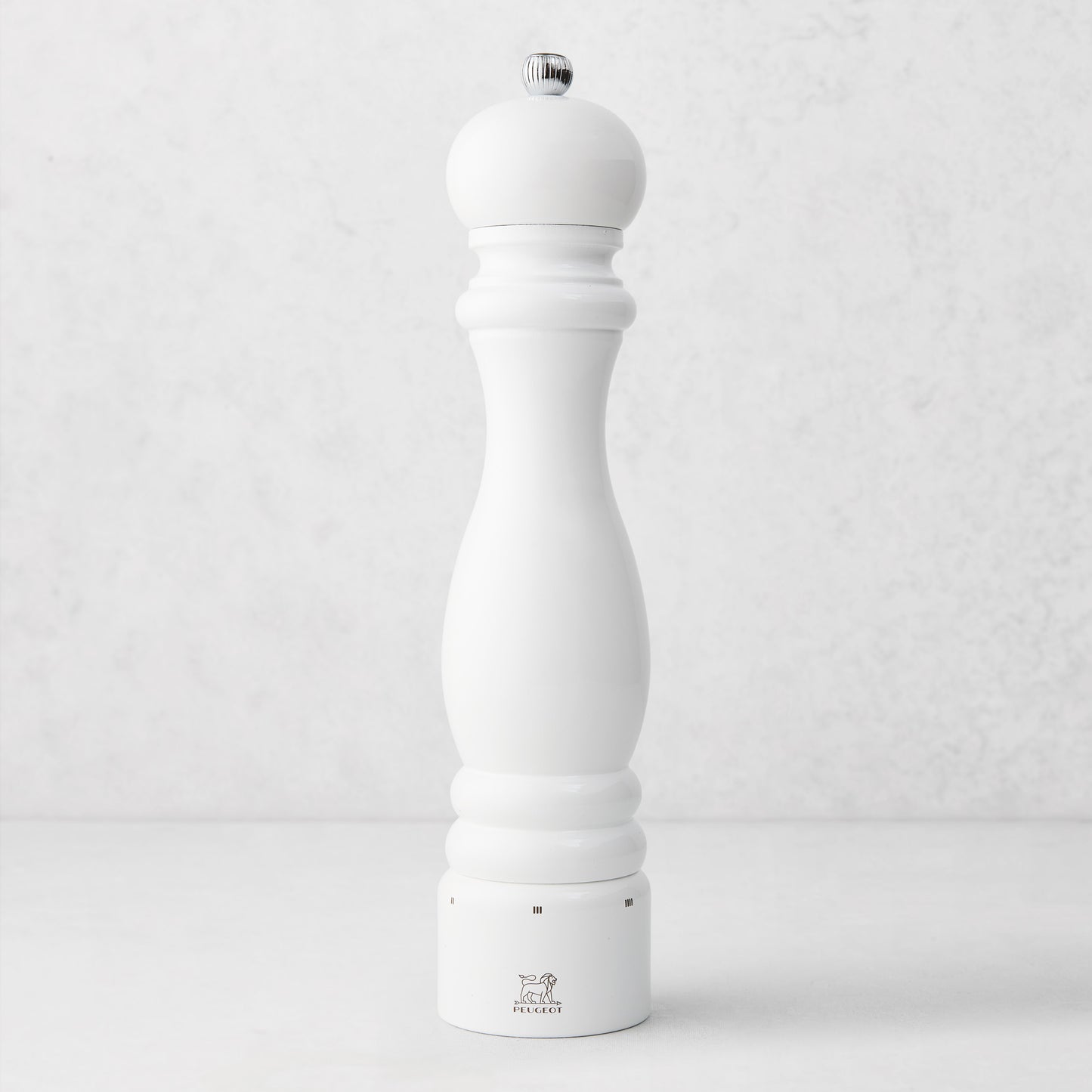 Peugeot Paris White Lacquer Pepper Mill (12")