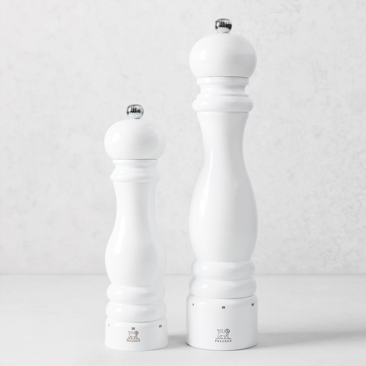 Peugeot Paris White Lacquer Pepper Mill (12")