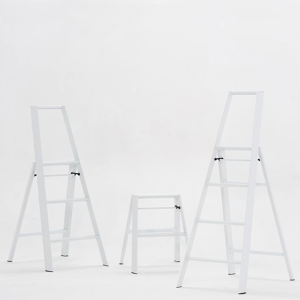 White Lucano Hasegawa Lightweight Ladders