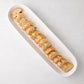 White Ceramic Baguette Serving Tray