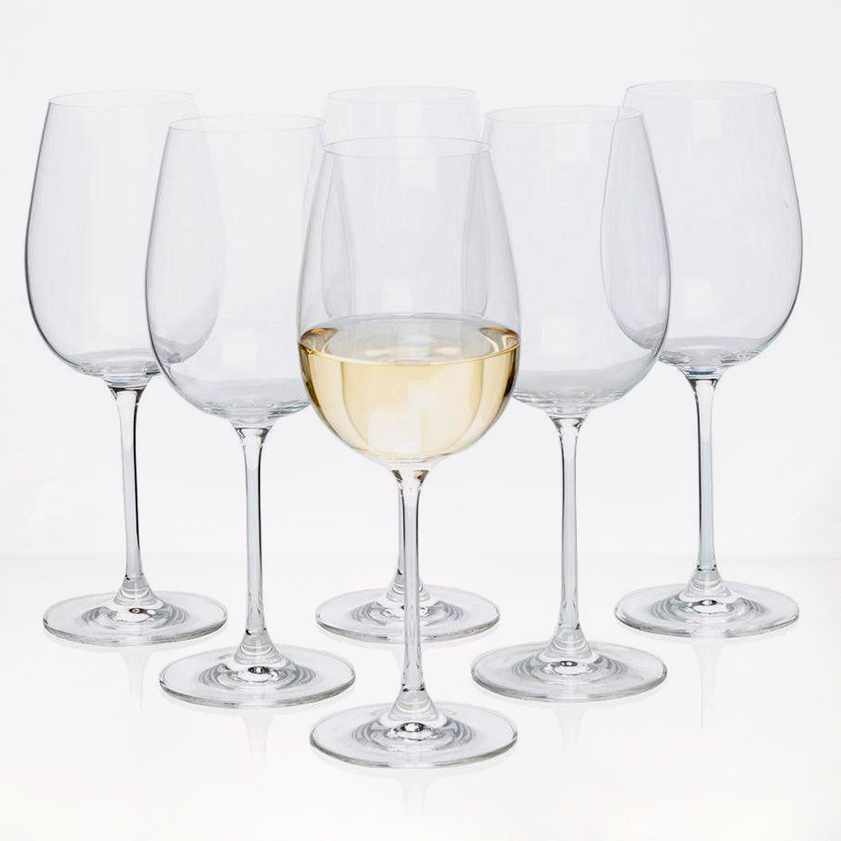 Crystal wine glasses set popular of 6