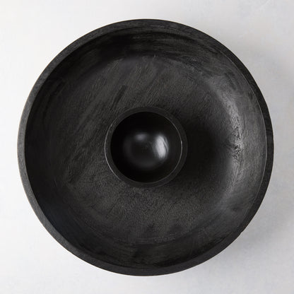 Black Wood Chip and Dip Platter