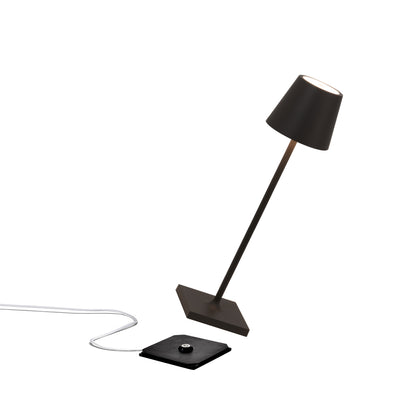 Black Indoor/Outdoor Rechargeable Micro Lamp