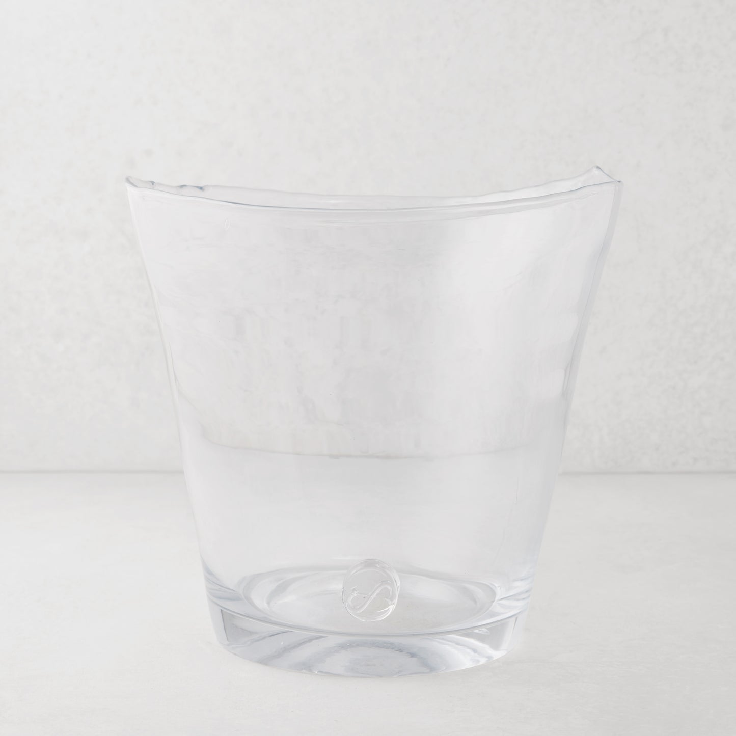 Zion Oversized Scissor-Cut Glass Ice Bucket
