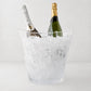 Zion Oversized Scissor-Cut Glass Ice Bucket