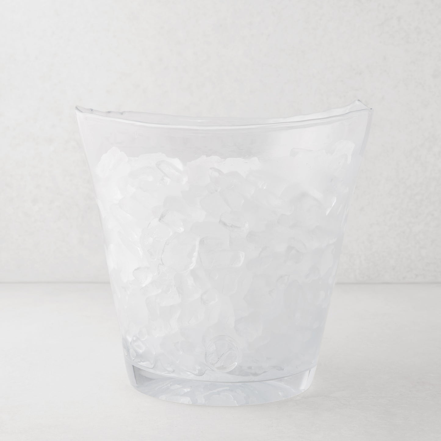 Zion Oversized Scissor-Cut Glass Ice Bucket