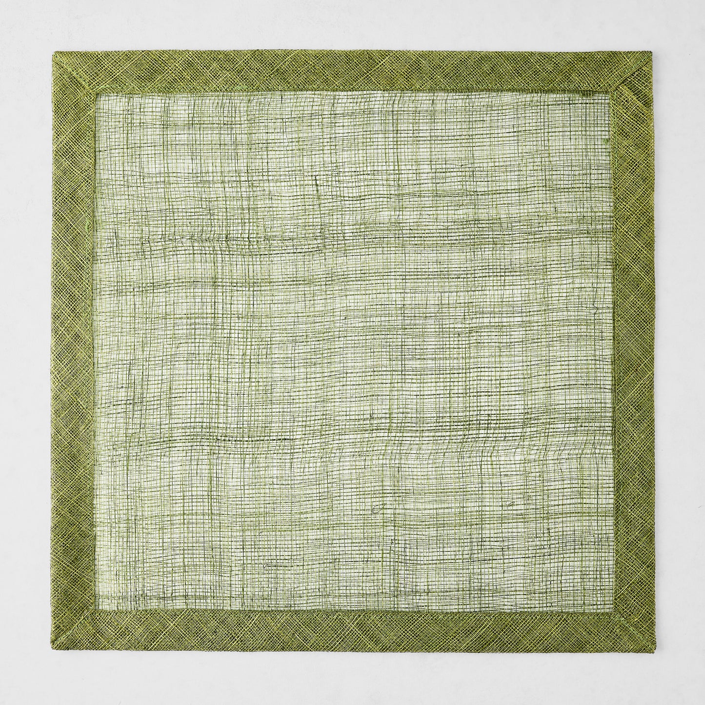 Aloe Green Tonal Newport Square Placemat