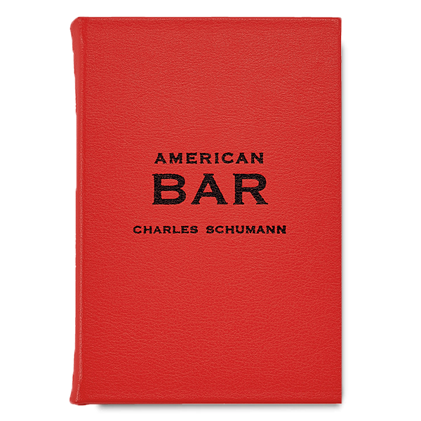 American Bar Book, Red Leather