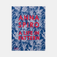 Hardcover book "Anna Spiro: A Life in Pattern" with blue floral design and red title text.