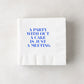 "A Party Without Cake" Cocktail Napkins, Set of 50