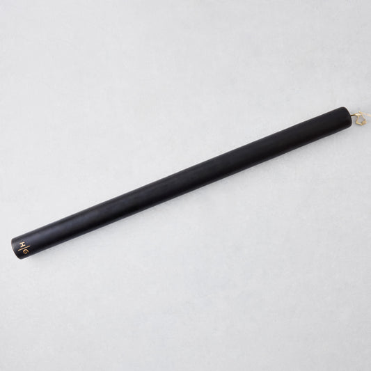 Black Unscented Taper Candle (22")
