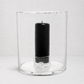 Bob Scissor-Cut Glass Hurricane Candle Holder