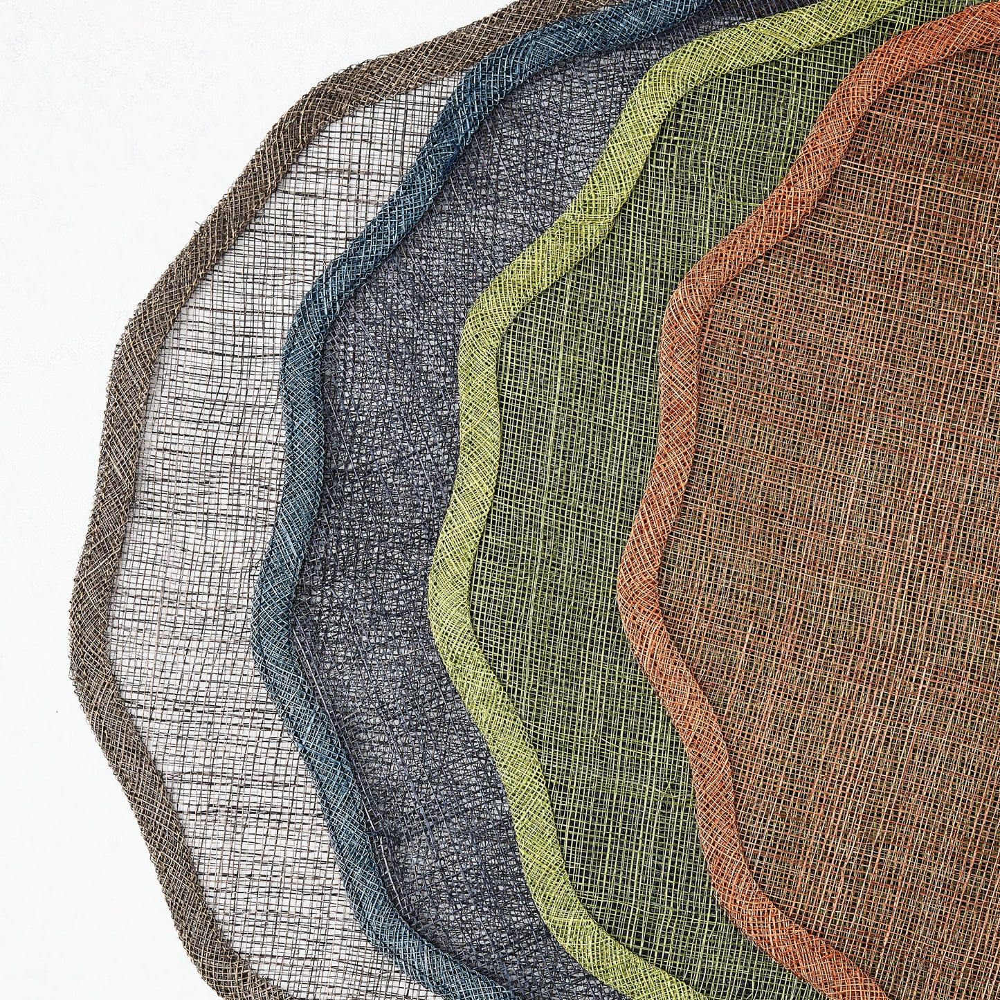 Brick Red Tonal Newport Scallop Placemat