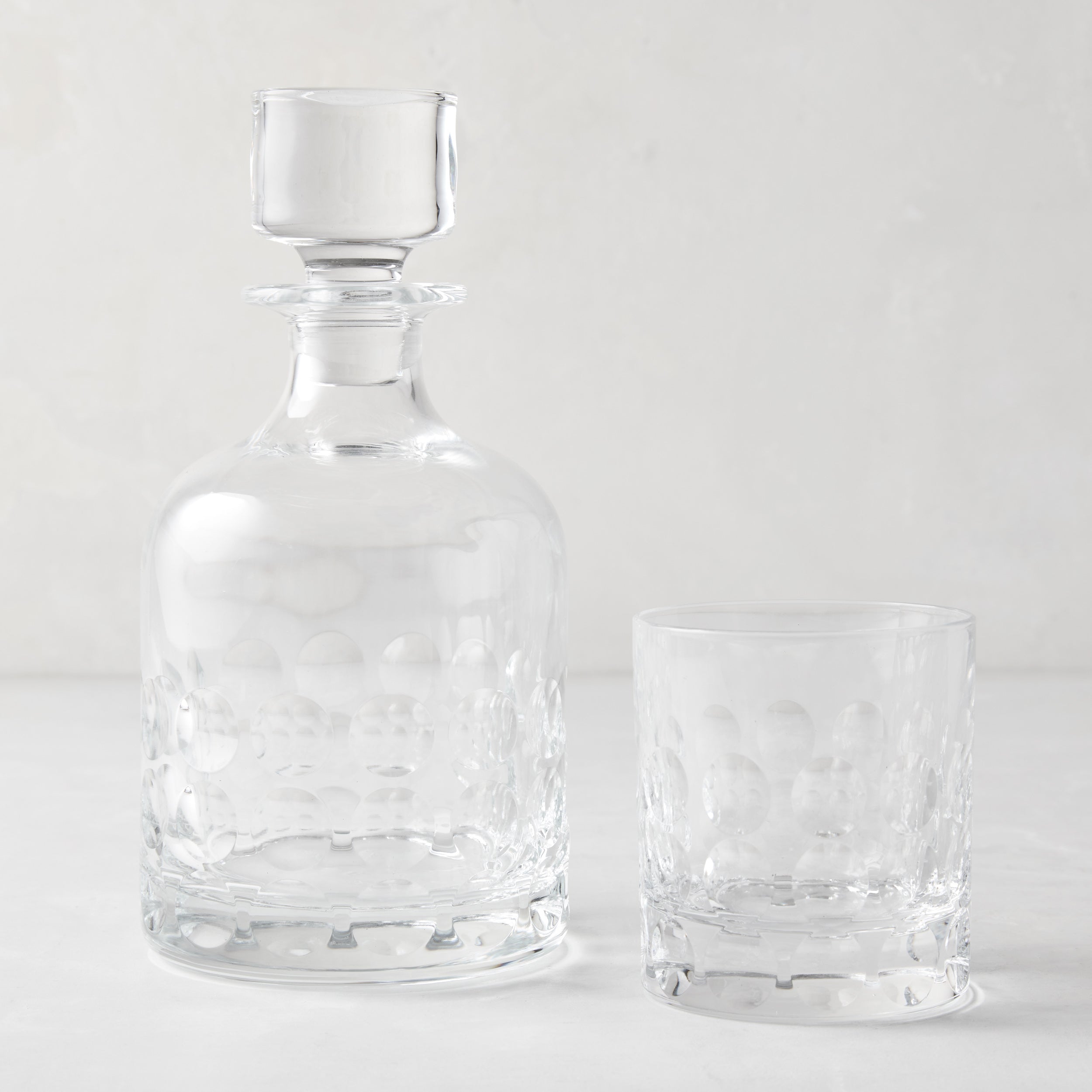 Hudson Grace Bubble Eco-Crystal Old Fashioned Glass - Thumbnail 3