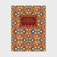 Cabana Anthology hardcover book featuring an intricate red, blue, and gold floral pattern with a central decorative title.