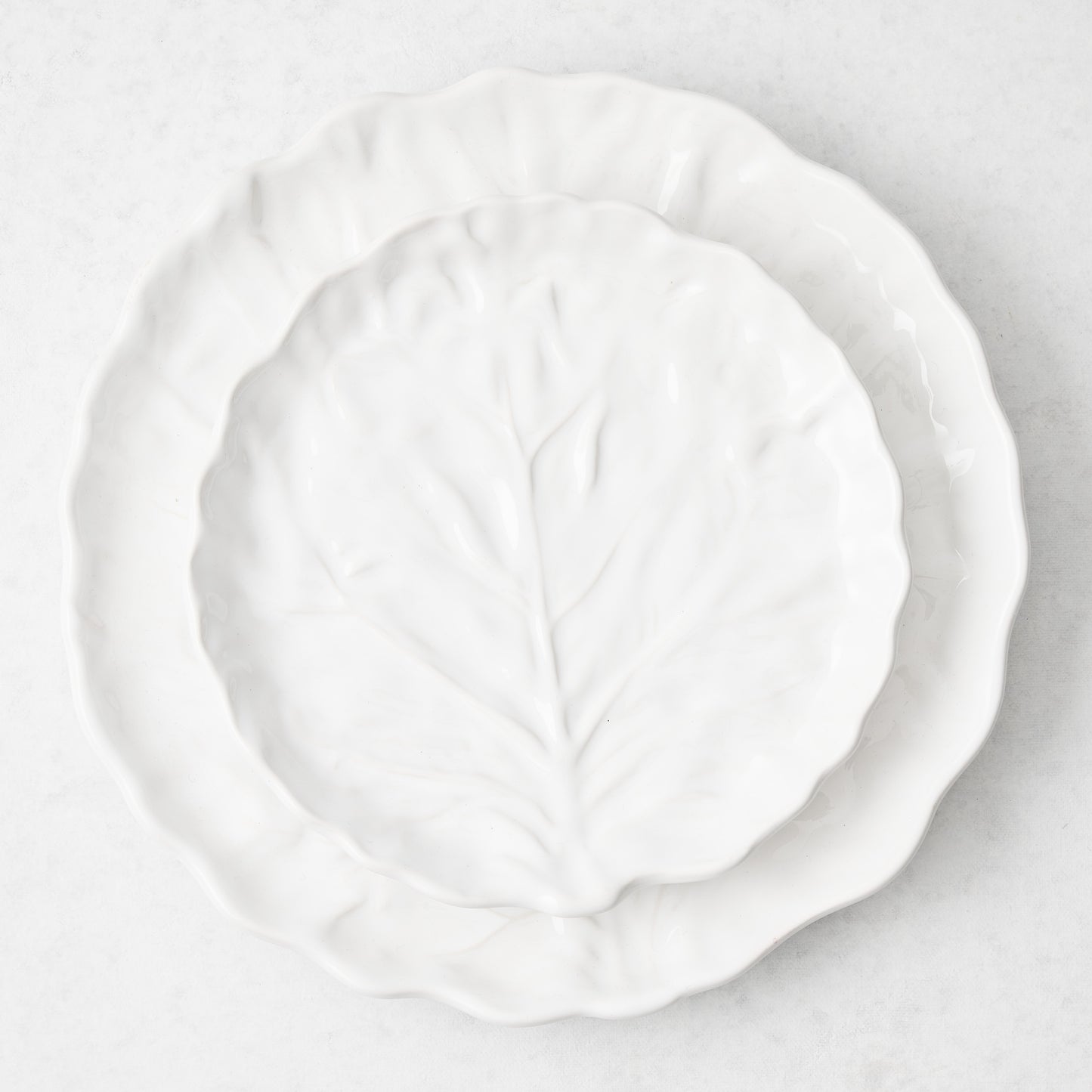 Cabbage Ceramic Salad Plate