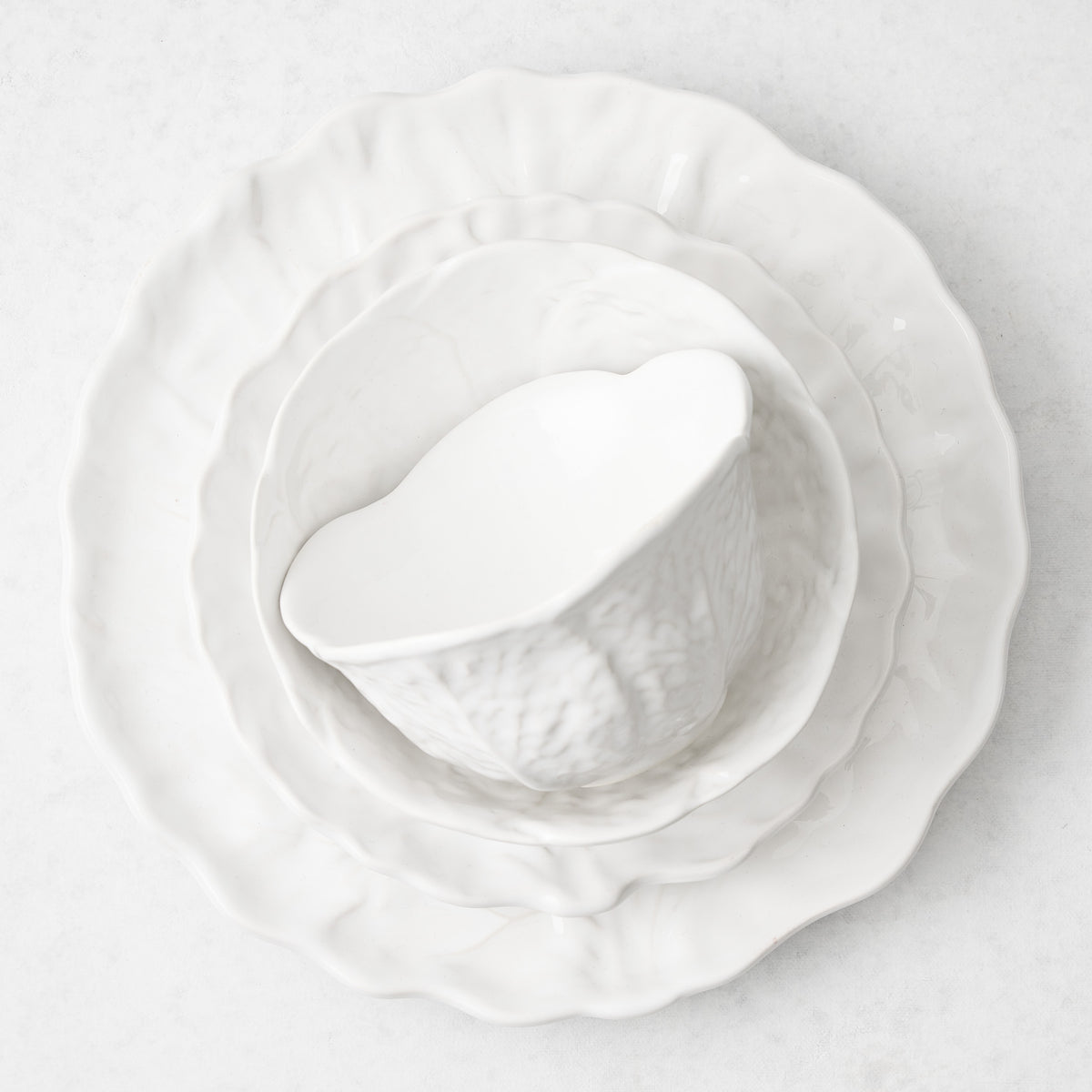 Cabbage Ceramic Salad Plate