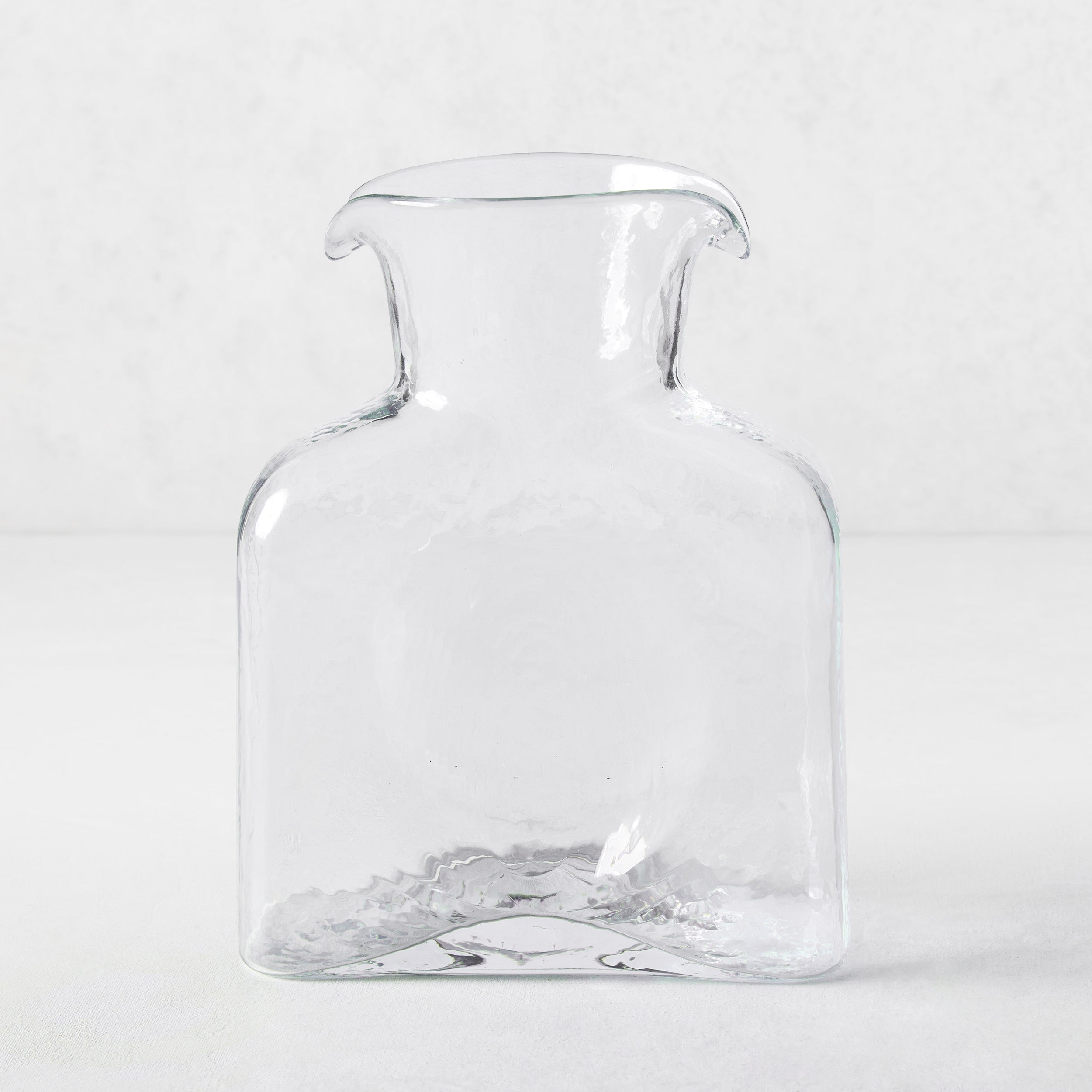Cabell Square Glass Pitcher - Clear - Hudson Grace