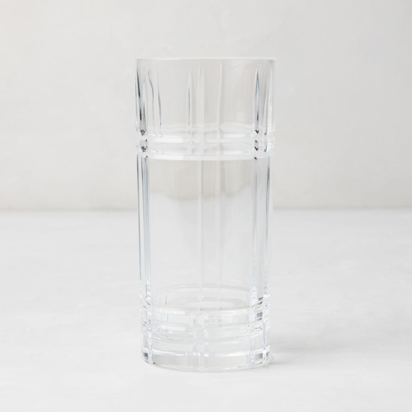 Camden Eco-Crystal High Ball Glass, clear lead-free crystal, sleek and slender, 3"Dia x 6"H.