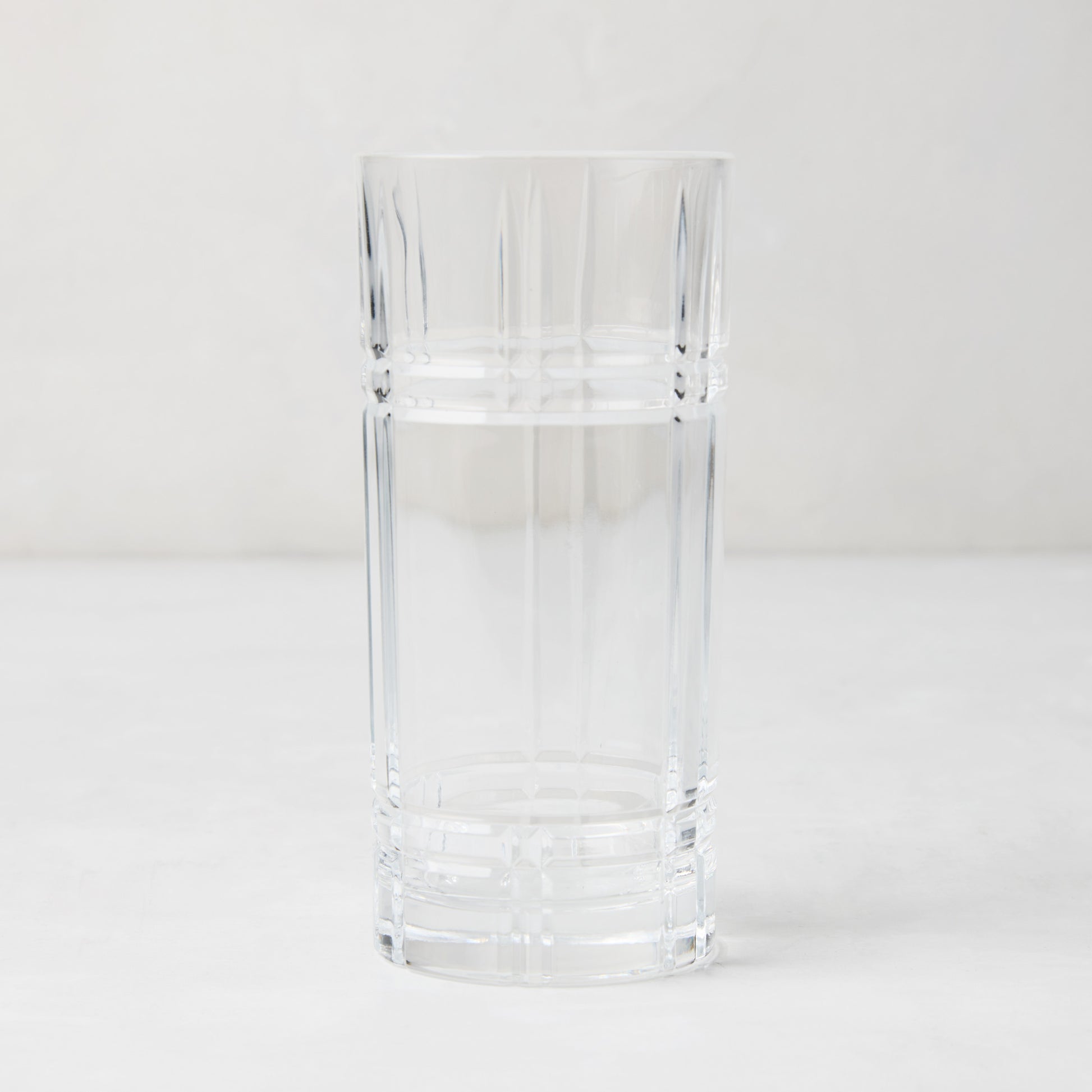 Camden Eco-Crystal High Ball Glass, clear lead-free crystal, sleek and slender, 3"Dia x 6"H.