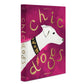 Chic Dogs hardcover book with a vibrant pink cover, gold lettering, and a white dog illustration.