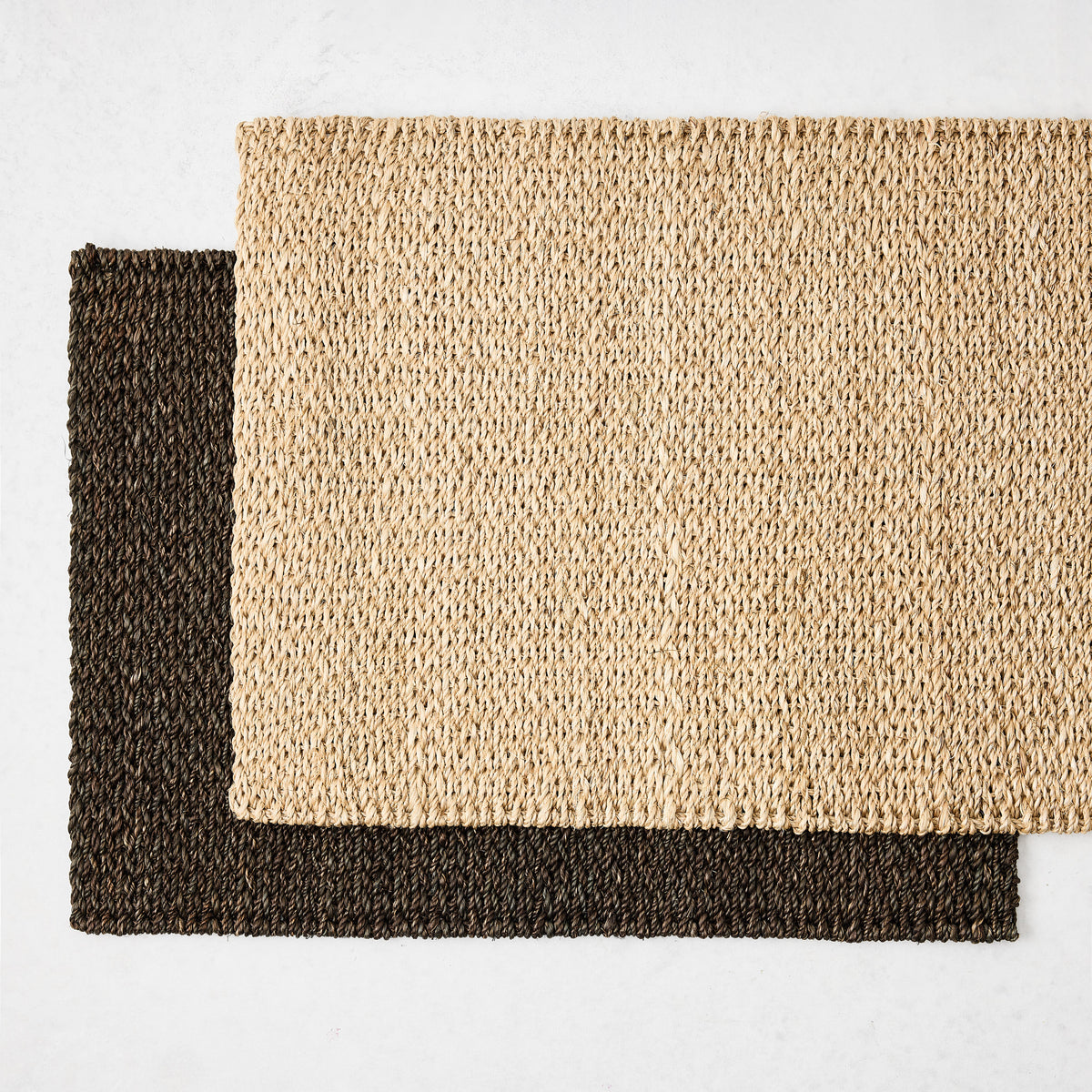 Chocolate Brown Abaca Rectangle Woven Placemat