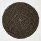 Chocolate Brown Abaca Round Woven Placemat
