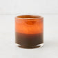 Chocolate Brown Glass Votive Candle Holder