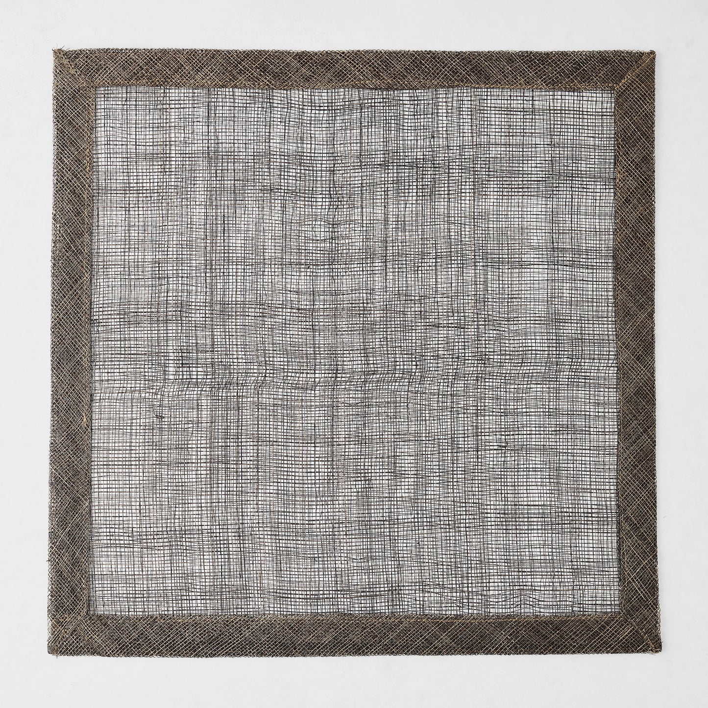 Chocolate Brown Tonal Newport Square Placemat