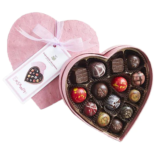 Signature Chocolate Collection in Heart Box