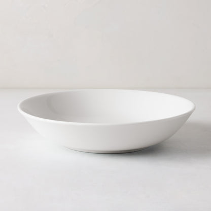 HG City White Porcelain Cereal Bowl, 8" diameter, modern aesthetic.