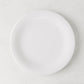 HG City White Porcelain Salad Plate, 8.5" diameter, modern aesthetic.