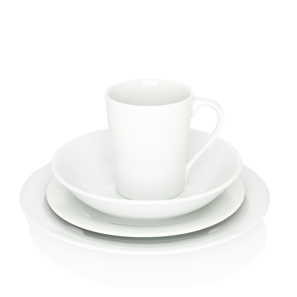 City White Porcelain Dinnerware Collection