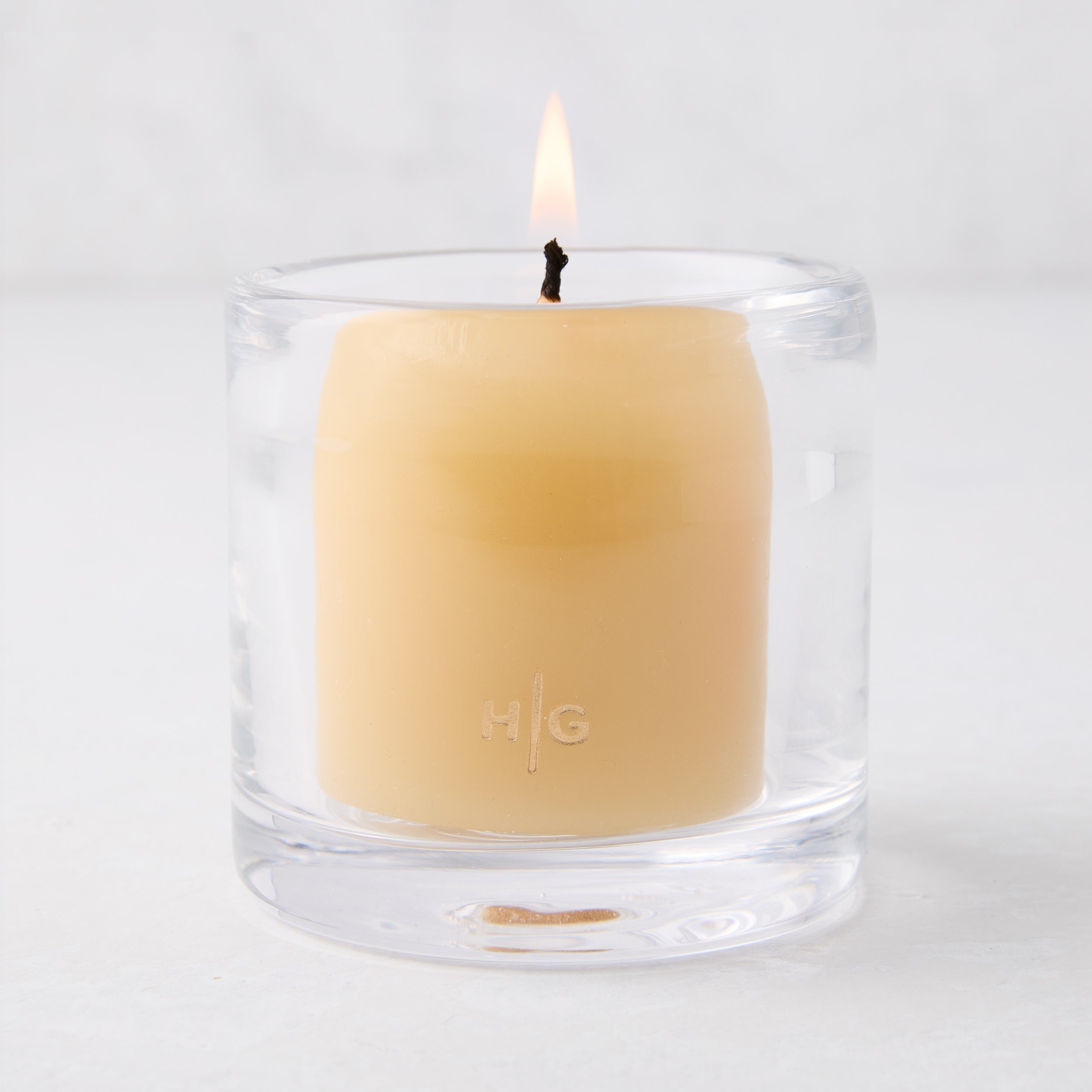 Clear Glass Votive Candle Holder - Hudson Grace