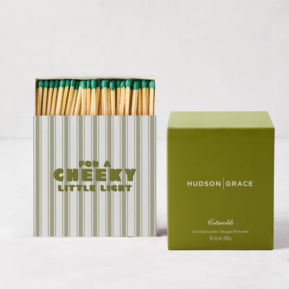 Cheeky Cotswolds Candle and Match Gift Set
