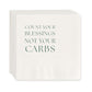 "Count Your Blessings" Cocktail Napkins, Set of 50