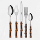 Dark Bamboo Flatware Set 5-piece