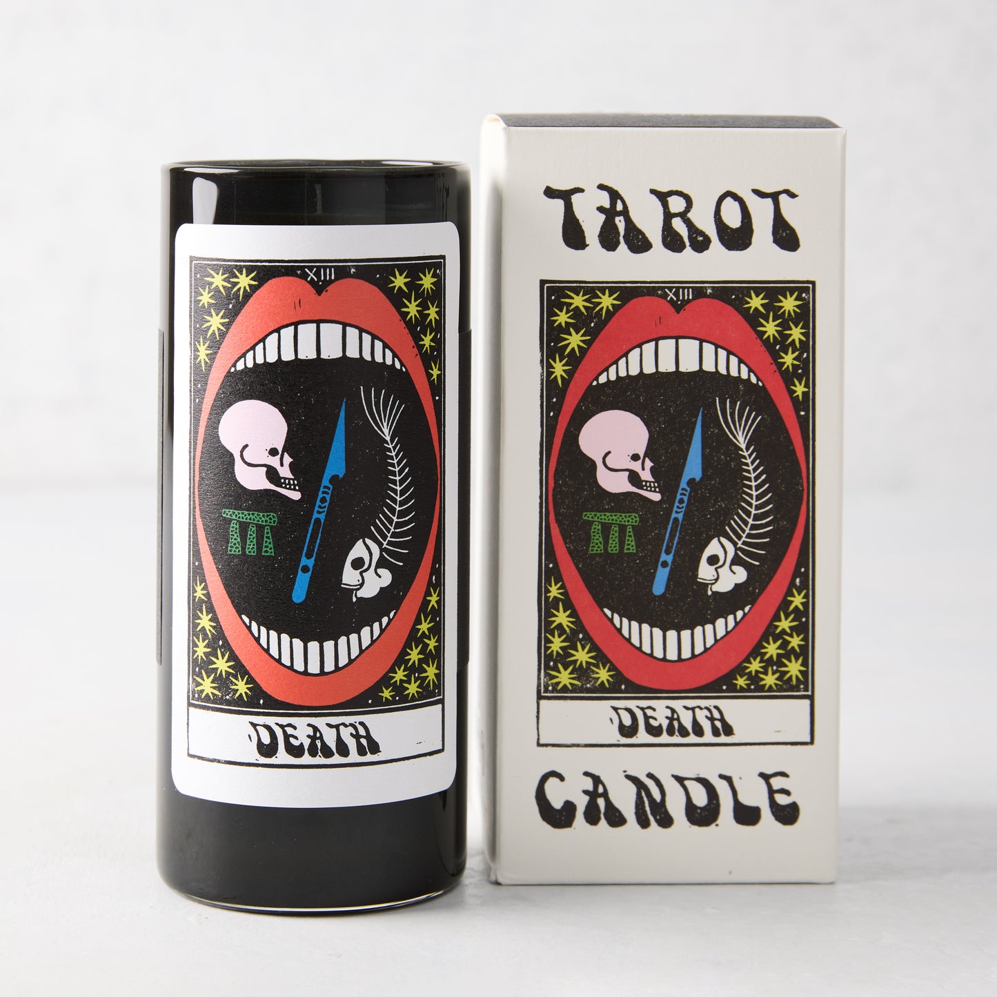 Death Tarot Card Candle