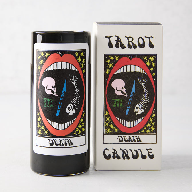 Death Tarot Card Candle