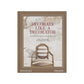 Hardcover book "Decorate Like a Decorator" with a brown spine and a cover featuring a striped chair against a scenic wallpaper.