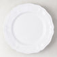 MONOGRAM TEST - Deruta White Painted Ceramic Dinner Plate
