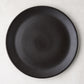 Diane Keaton + Hudson Grace Chalkboard Stoneware Dinner Plate, matte black graphite.