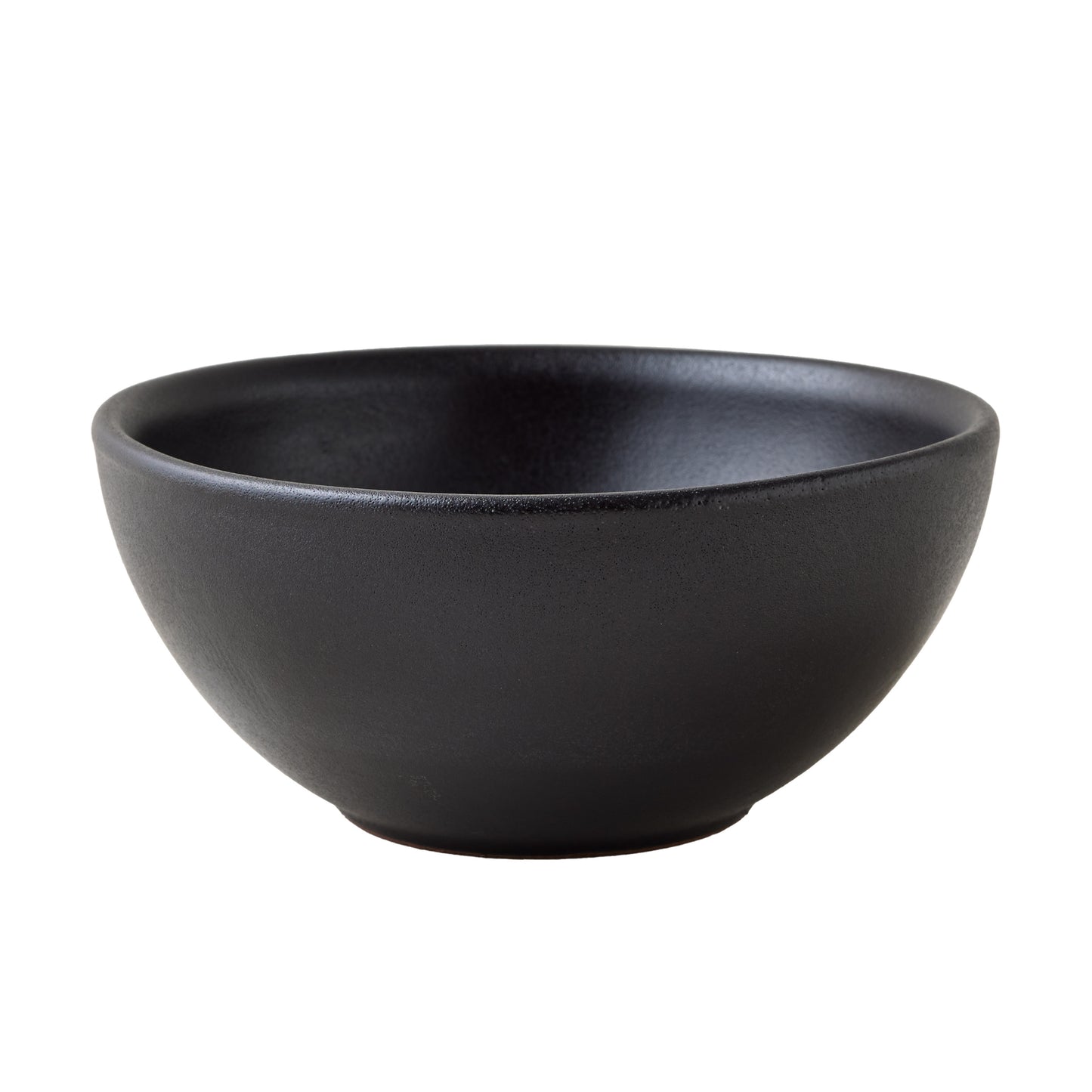 Diane Keaton + Hudson Grace Chalkboard Stoneware individual bowl, matte black graphite, Portuguese stoneware.