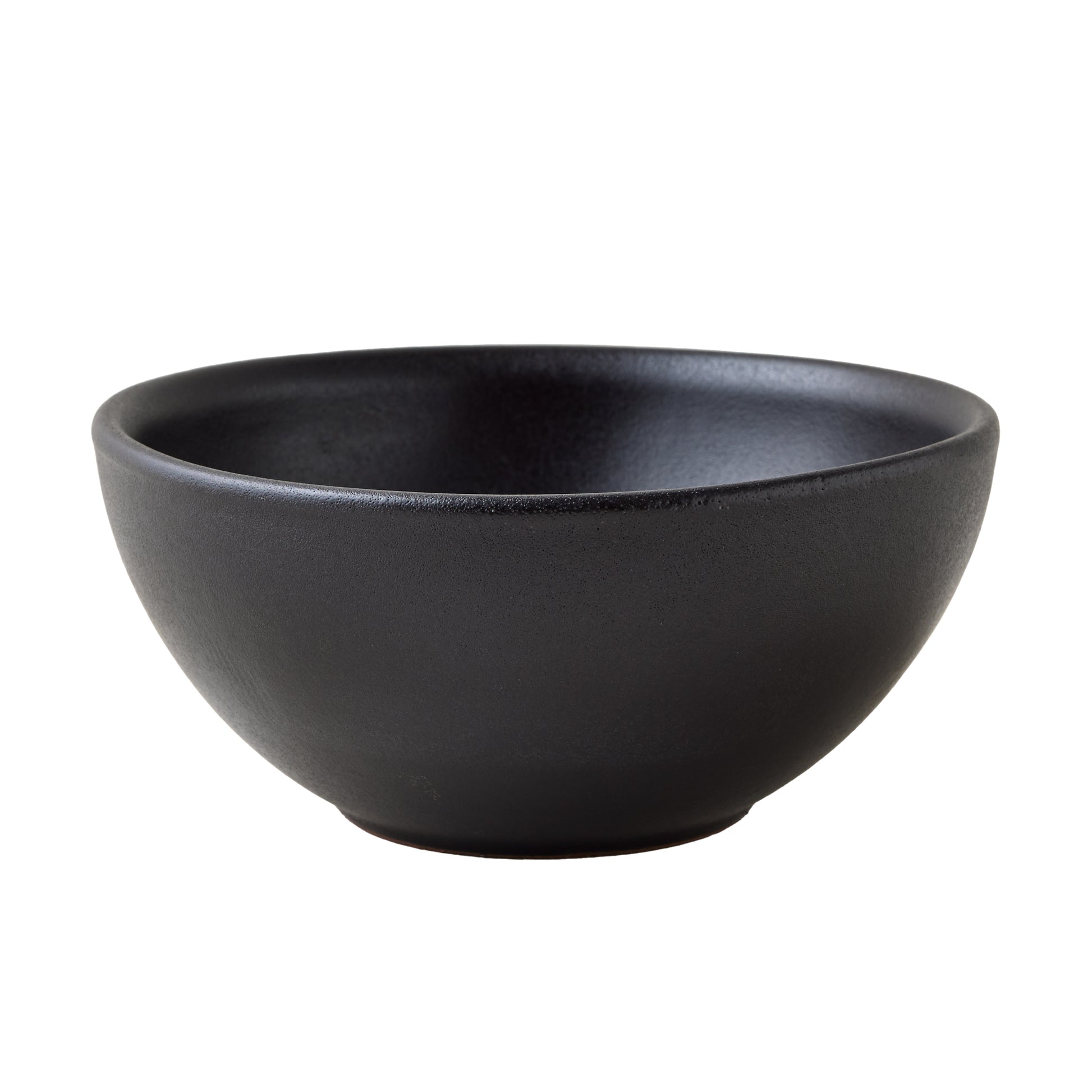 Diane Keaton + Hudson Grace Chalkboard Stoneware individual bowl, matte black graphite, Portuguese stoneware.