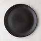 Diane Keaton + Hudson Grace Chalkboard Stoneware Salad Plate, matte black graphite, Portuguese stoneware.
