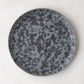 Diane Keaton + Hudson Grace Composition Splatter Stoneware Salad Plate, black and grey splatter pattern.