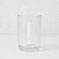Clear glass Everyday Wine Glass with a white exclamation point design.